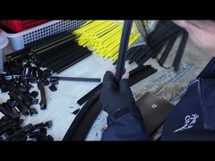 Acciai da scarico di gomma nera anteriore e posteriore Acciai da scarico di parabrezza anteriore eleganti